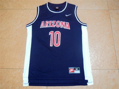 Maillot De Basket NCAA University of Arizona Mike Bibby 10 Marine